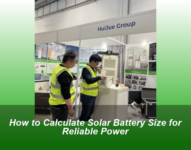 How to Calculate Solar Battery Size for Reliable Power